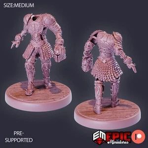 6K Resin 32mm Epic Miniatures Animated Armor - Variation 1 for D&D, Role-Play - Picture 1 of 1