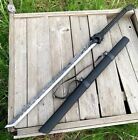 Véritable épée chinoise Dao 1095 lame en acier carbone loup épée large peut être coupée en bambou