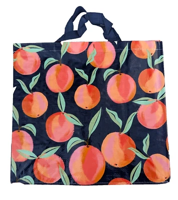 TESCO SPRING peaches peach apple fruit Shopping Bag Tote SUMMER Licensed Bag 2025 NEW