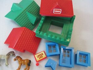 Lincoln Logs Mixed Town Fort Frame Roof Building Horse Door Replacement Lot