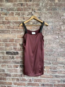 Gary Graham Damen Bluse, Gr. 4, Crimson Washed 100% Seide Charmeuse Leder - Bild 1 von 8