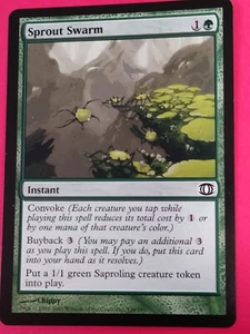 Magic The Gathering 1x SPROUT SWARM - Morningtide Green Common NMint MTG - Picture 1 of 1