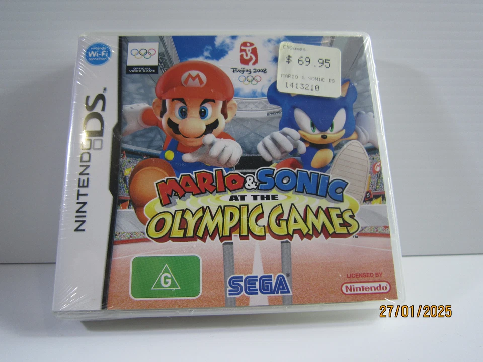 Nintendo DS Mario & Sonic at The Olympic Games 2008 Game 3ds