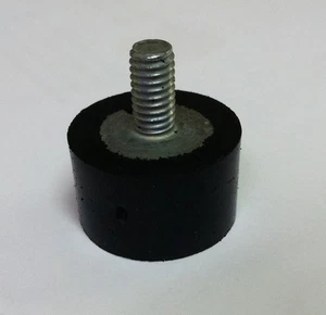 5/16-18 RUBBER BUMPER FOOT 1 1/4" DIAMETER X 3/4" THICK subs NAUTILUS SM20188 - Picture 1 of 2