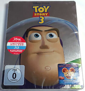 TOY STORY 3 Disney Pixar Blu-Ray STEELBOOK Movie Mostly Sealed GERMAN IMPORT