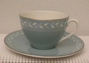 AEGEAN TC1015 by Royal Doulton TEA CUP & SAUCER (s) Made in England VGUC - Picture 1 of 3