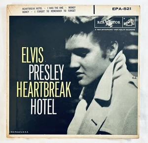 Elvis Presley (Heartbreak Hotel) 7" Vinyl [RCA Victor, 1956, Canada] VG - Picture 1 of 12