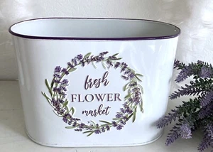 Übertopf Blumentopf Jardiniere  Blumenschale  Lavendel * Fresh Flower Market * # - Bild 1 von 2