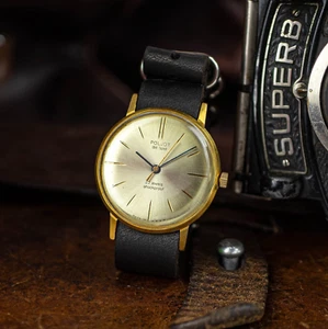 Reloj de lujo, oro 20 micras, reloj soviético clásico", "Poljot"" 23 joyas - Imagen 1 de 5