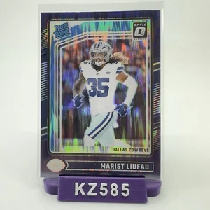 2024 Panini Donruss Optic Rated Purple Shock Prizm Marist Liufau #273 Rookie RC - Picture 1 of 2