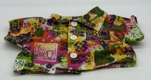 Offizielles Build A Bear BAB buntes Fischkleid Hemd Kunstknöpfe - Bild 1 von 5