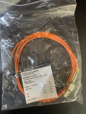 Fiber Optic Cable MTRJ(F) /SC Duplex Jumper Cable Multimode 62.5 - 2 Meter  - Image 1 of 4