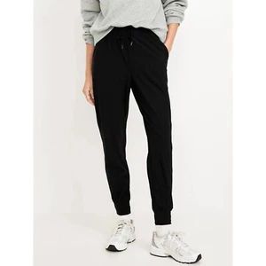 Old Navy Dynamic High Rise Joggers Pockets 4-Way Stretch Black S NWT - Picture 1 of 10