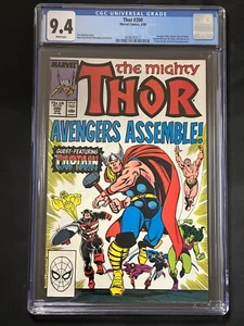 Thor #390 1988 Marvel Comics CGC 9.4 White Pages Captain America Lifts Mjolnir - Picture 1 of 3