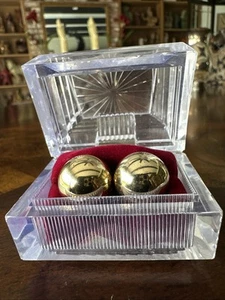 Golden Weighted Ben Wa Balls Orgasm G Spot Stimulation Kegel Exercise. Used - Picture 1 of 12