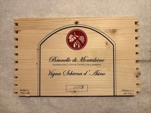 1 Rare Wine Wood Panel Vigna Schiena d’Asino Vintage CRATE BOX SIDE 10/25 480a - Picture 1 of 2