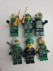 LEGO Ninjago Mini Figures x 6 VGC Plus Weapons Bundle - Picture 1 of 8