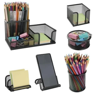 Desk Organizer for Office 6 Pieces Mesh Multi-functional Storage Set Supplies - Picture 1 of 6