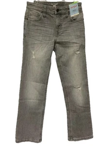 Cat & Jack Straight Fit Adjustable Waist Denim Jeans Pants Kids Size 12–NWT - Picture 1 of 10