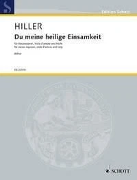 Du meine heilige Einsamkeit Wilfried Hiller Set Mezzo-Soprano, Viola d'Amore and - Image 1 of 4