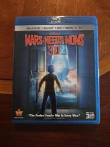 Mars Needs Moms 3D 4 Disc Set (Blu-Ray, 3D, DVD, Digital Copy, 2011) - Picture 1 of 6