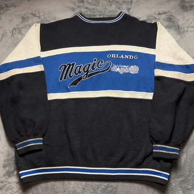 Sudadera De Colección Orlando Magic Para Hombres XL Negra Multi Baloncesto NBA Forrada de Vellón Foto 1 de 4