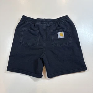 Sz 6 Carhartt Shorts Boy's Youth Black, Elastic Waist - Picture 1 of 10