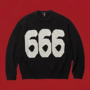 SUPREME & Y's Wool Blend Sweater by Yohji Yamamoto - Black - Large - NWT - Picture 1 of 3
