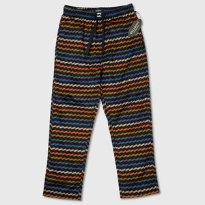 Billabong Fleece Pajama / Lounge Pants - NWT Mens Medium Logo Stripe - #48588-E1 - Picture 1 of 3