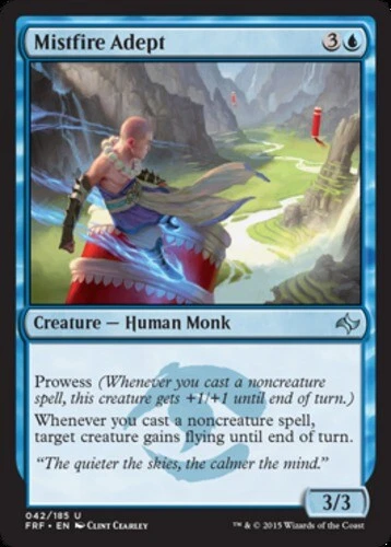 Fate Reforged - Mistfire Adept - Foil - Image 1 of 1