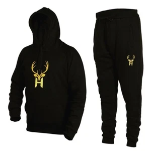 Herren Full Trainingsanzug Hoodie, Hose, Unterteil Top Fleece, Jogginganzug Set UK - Bild 1 von 30