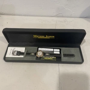 MICHEL JORDI GENEVE Women's Watch Vintage 1991 Leather Swiss New Nice - Picture 1 of 9