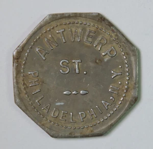 Antwerpen St. Philadelphia New York Gut für einlösbare Scheck Handelsmedaille - Bild 1 von 2