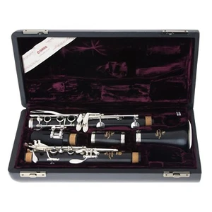 Demo Model YAMAHA Clarinet - CUSTOM YCL CSVR in SILVER PLATE - SHIPS FREE WRLDWD - Picture 1 of 24