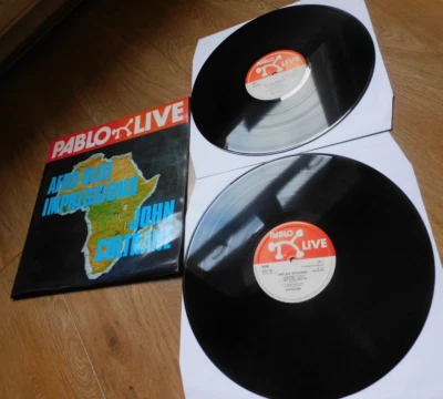 Afro Blue Impressions MONO John Coltrane Pablo Live ORIGINAL UK Double LP 1977 - Image 1 of 4
