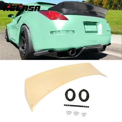 HECASA Rear Trunk Spoiler Wing Ducktail Lip For 2003-2008 Nissan 350Z RB Style - Image 1 of 4