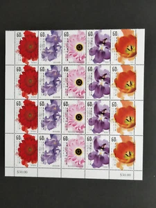 Stamps Decimal MUH 2011 Floral Festivals. Bottom sheet blk20 w selvedge. F7 - Picture 1 of 1