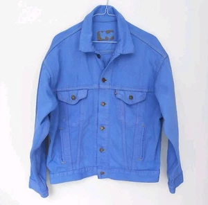 Levi's Vintage Trucker Mens Denim Jacket Casual Made In USA / Medium / Blue - Picture 1 of 11