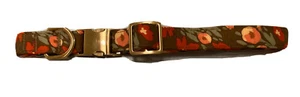 Pet Attire Heavy Duty Floral pattern Large Dog Collar Size 16”-25” NEW - Picture 1 of 5