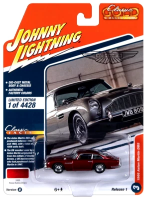 Johnny Lightning 1:64 1966 Aston Martin DB5 (Rossa Rubina Chiara) JLSP323 - Image 1 of 3