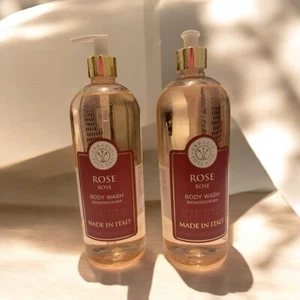 2-Pk, NEW- Erbario Toscano ~ Rose Soothing Shower Gel 33.8 fl oz Each - Picture 1 of 1
