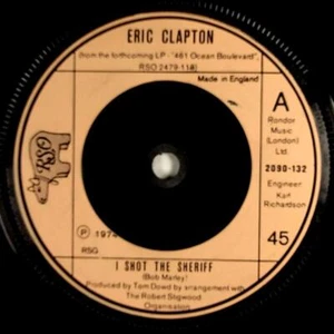 Eric Clapton - I Shot The Sheriff / Give Me Strength [7" 45 rpm] UK Import - Picture 1 of 1