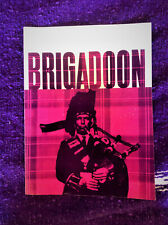 Brigadoon Playbill/Program Book Signed Various Artists/1966 Melodyland (Anaheim)