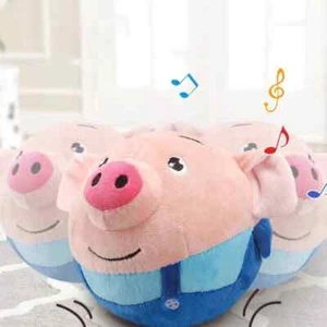 Puppy Ball Active Moving Pet Plush Toy Singing Dog Chewing Squeaker Fluffy Toy - Picture 1 of 21