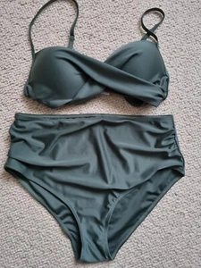 Bikini, Grün, Gr. L, High Waist, NEU - Bild 1 von 6