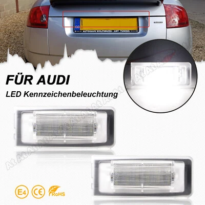2x LED Kennzeichenbeleuchtung Leuchten für Audi TT 8N3 Roadster 8N9 1998-2006 - Bild 1 von 4