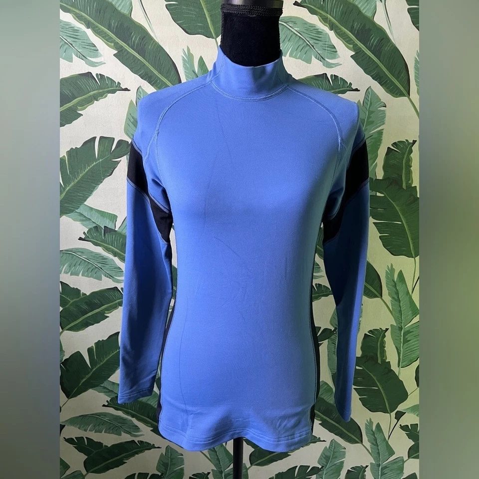 Активная водолазка с длинным рукавом ATIVA синяя и черная размер M - Изображение 1 из 4