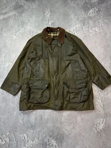 Chaqueta Hombre Barbour Gamefair Vintage Cera Verde A123 Inglaterra Talla C50/127cm - Imagen 1 de 18