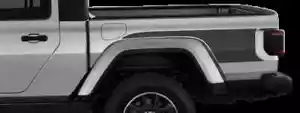 Calcomanías gráficas a rayas de hockey del lado de la cama se adaptan a Jeep Gladiator JT '18-'22 - Imagen 1 de 1