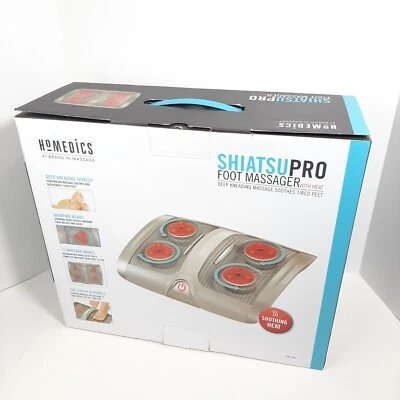 Homedics指压专业足部按摩器带热深跪舒缓疲惫的脚 — 第 1/4 张图片